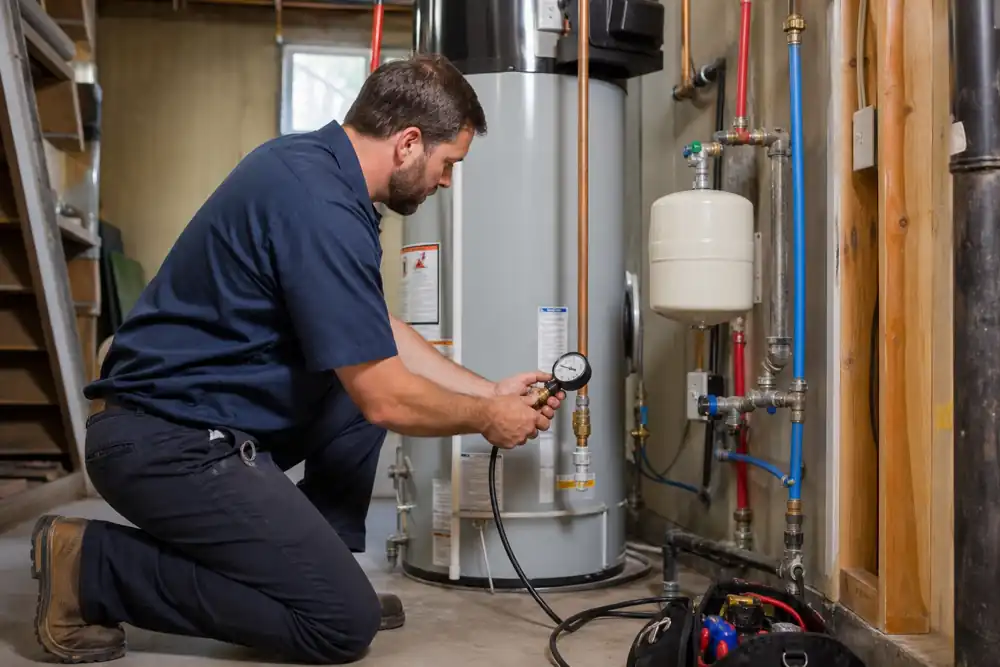 Drain cleaning in a Marysville bathroom