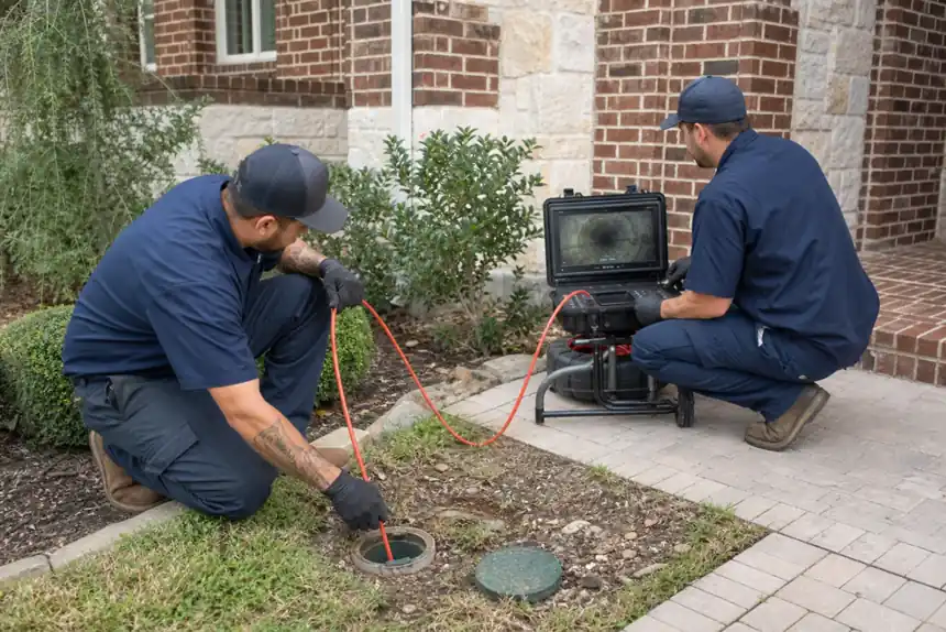 Drain cleaning in a Marysville bathroom