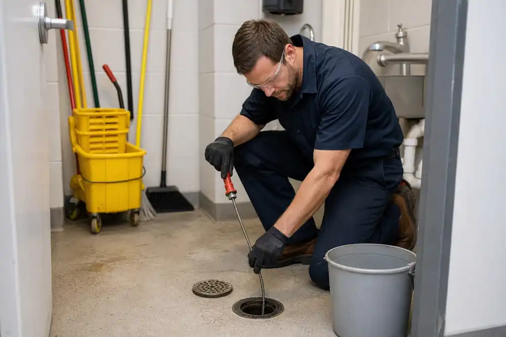 Plumber working in a Tulalip-area home