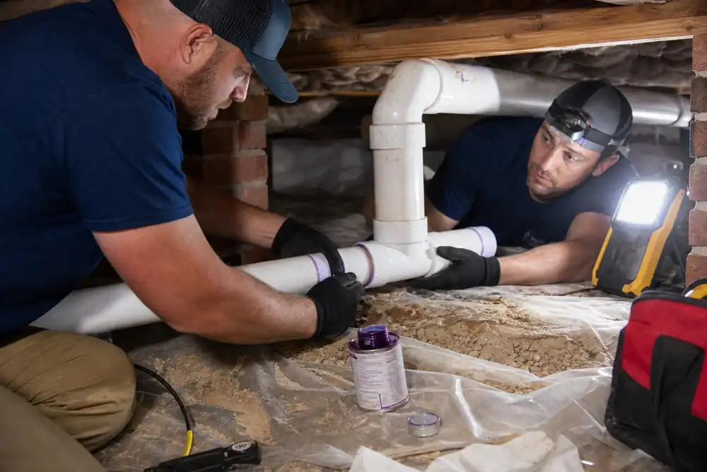Residential kitchen plumbing repair in Marysville